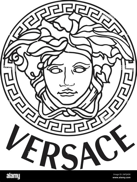 versace black and white big
